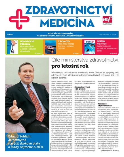 Zdravotnictví a medicína 1/2016