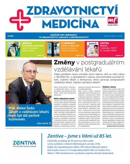 Zdravotnictví a medicína 2/2016