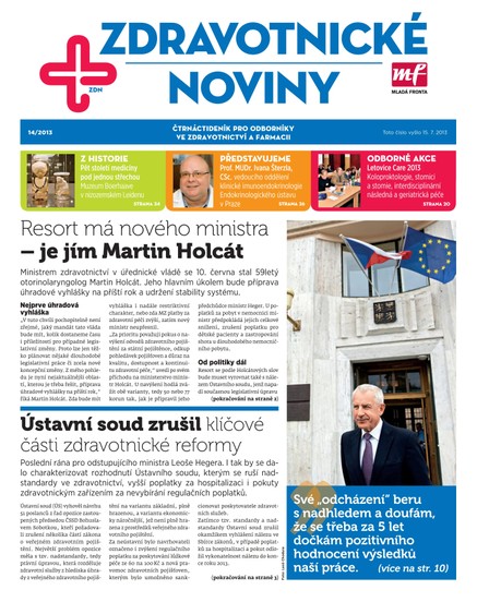 Zdravotnictví a medicína 14/2013