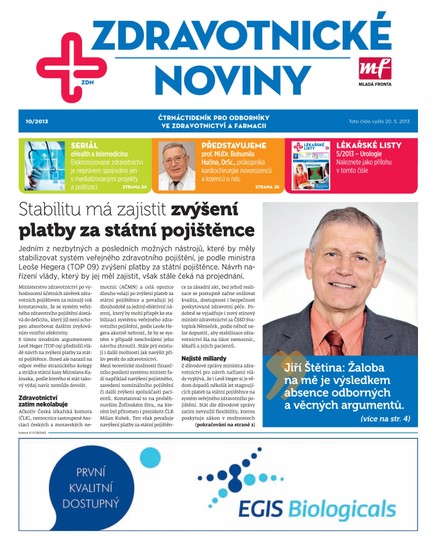 Zdravotnictví a medicína 10/2013
