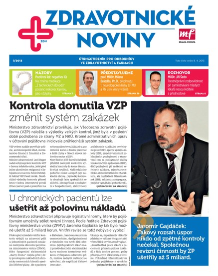 Zdravotnictví a medicína 07/2013