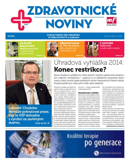 Zdravotnictví a medicína 23/2013