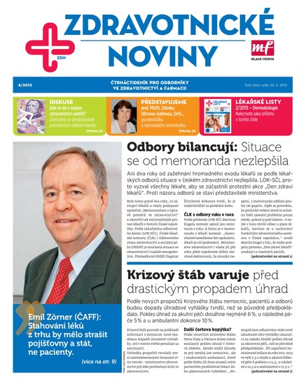 Zdravotnictví a medicína 04/2013