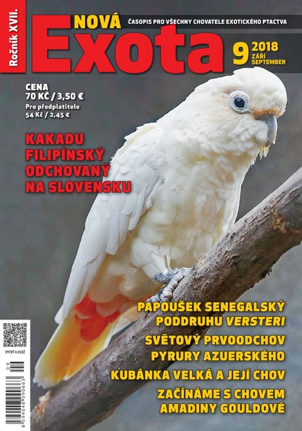 Nová EXOTA 9/2018
