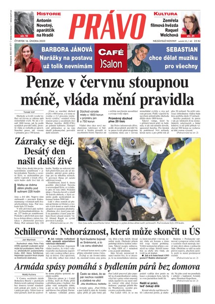Deník Právo - 16.2.2023