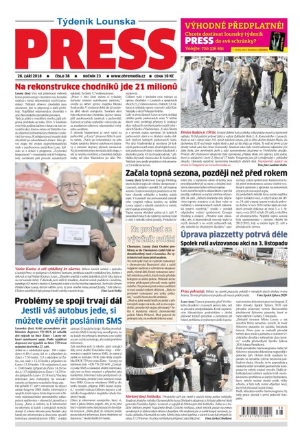 Lounský press 38/2018