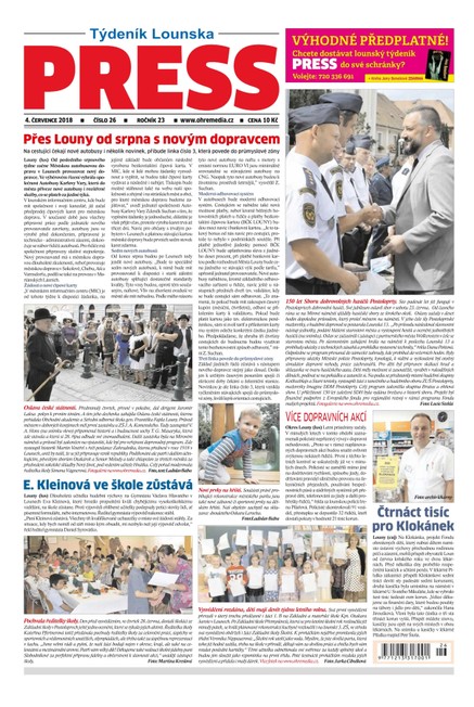 Lounský press 26/2018