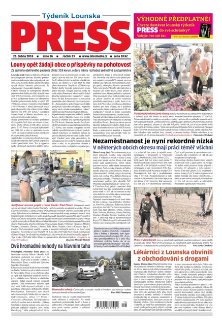 Lounský press 16/2018