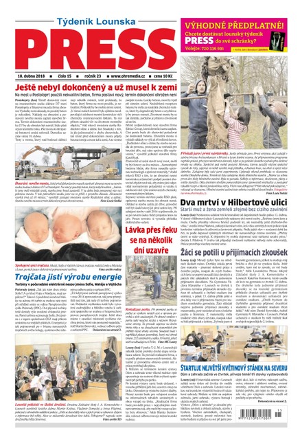 Lounský press 15/2018