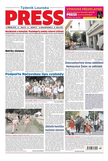 Lounský press 22/2018