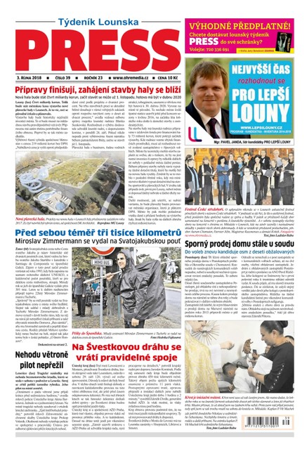 Lounský press 39/2018