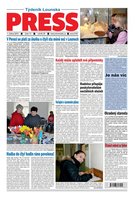 Lounský press 13/2015