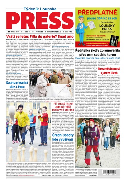 Lounský press 15/2016