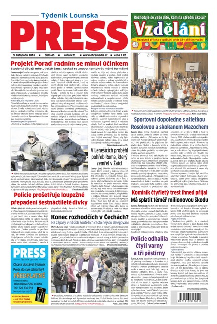 Lounský press 45/2016