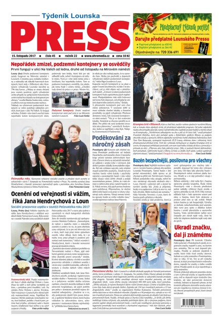 Lounský press 45/2017