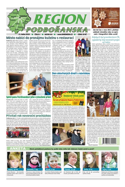 Region Podbořanska 01/2018