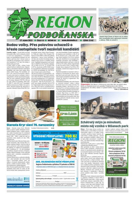 Region Podbořanska 33/2022