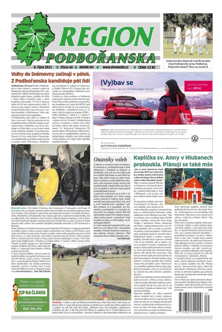 Region Podbořanska 40/2021