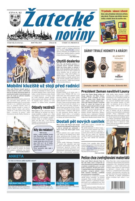 Žatecké noviny 50/2015