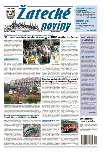 Žatecké noviny 31/2022