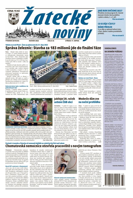 Žatecké noviny 33/2022