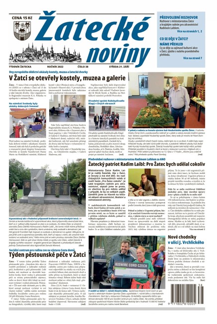 Žatecké noviny 38/2022