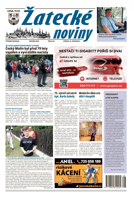 Žatecké noviny 28/2022