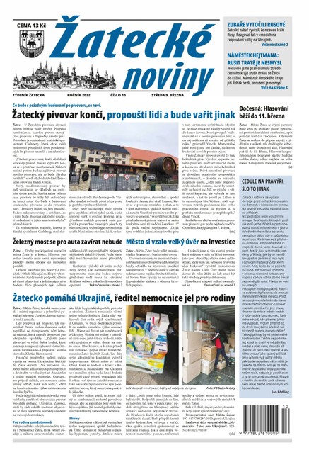 Žatecké noviny 10/2022