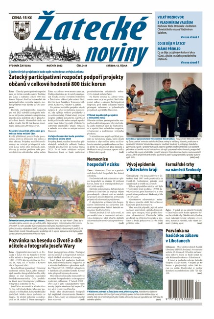 Žatecké noviny 41/2022