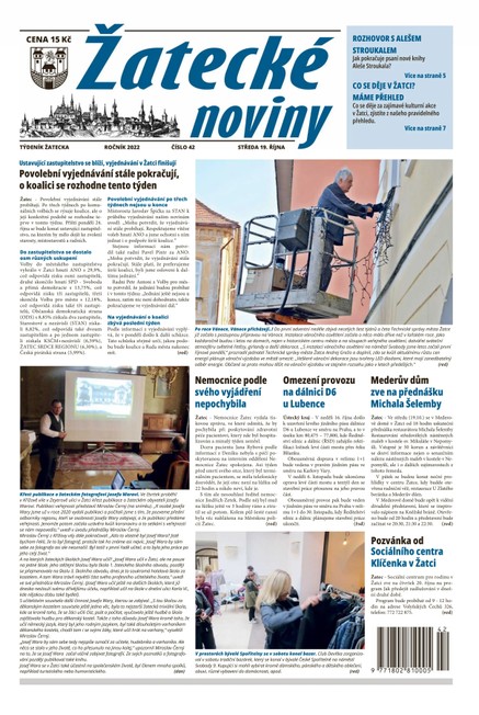 Žatecké noviny 42/2022