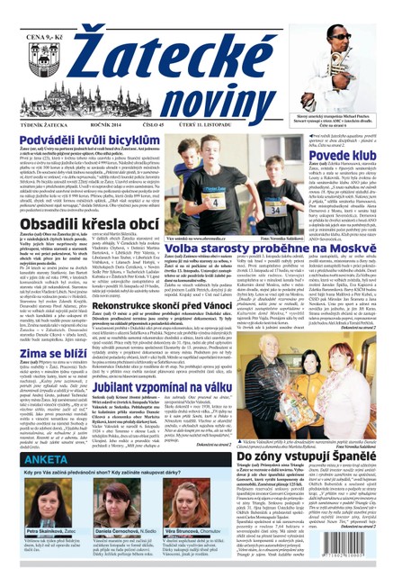 Žatecké noviny 45/2014