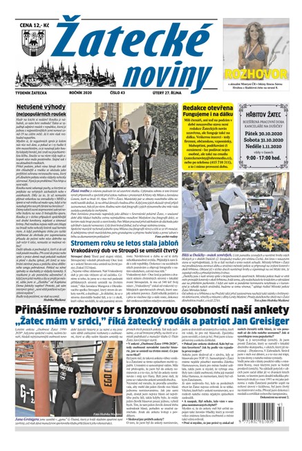 Žatecké noviny 43/2020