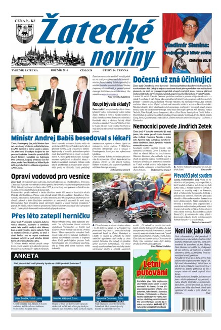 Žatecké noviny 24/2016