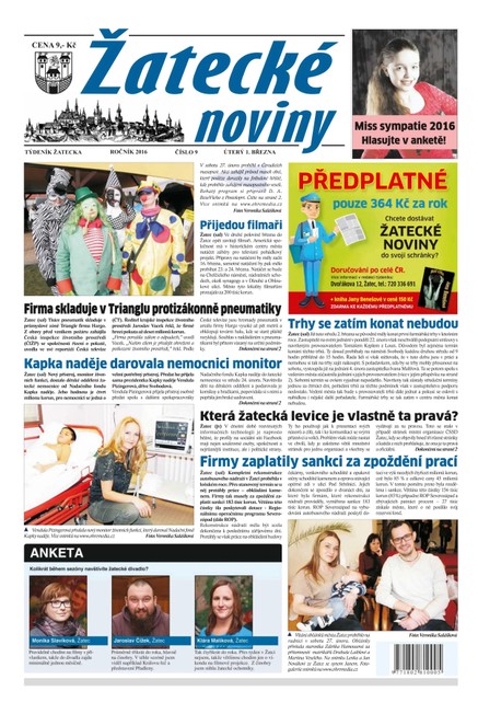 Žatecké noviny 9/2016