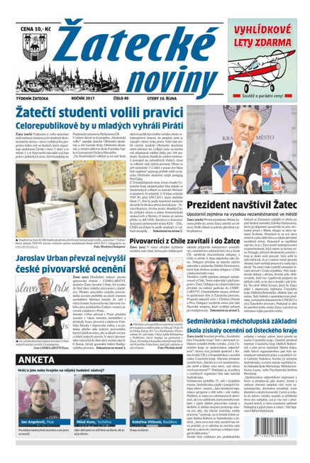 Žatecké noviny 40/2017