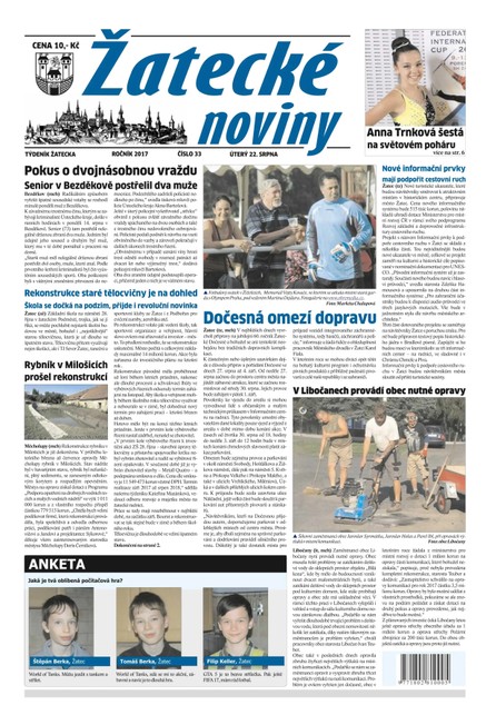 Žatecké noviny 33/2017