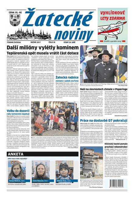 Žatecké noviny 38/2017