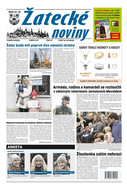Žatecké noviny 47/2017