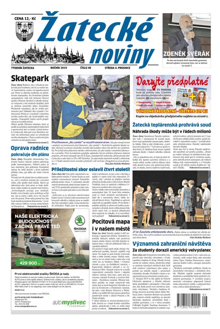 Žatecké noviny 48/2019