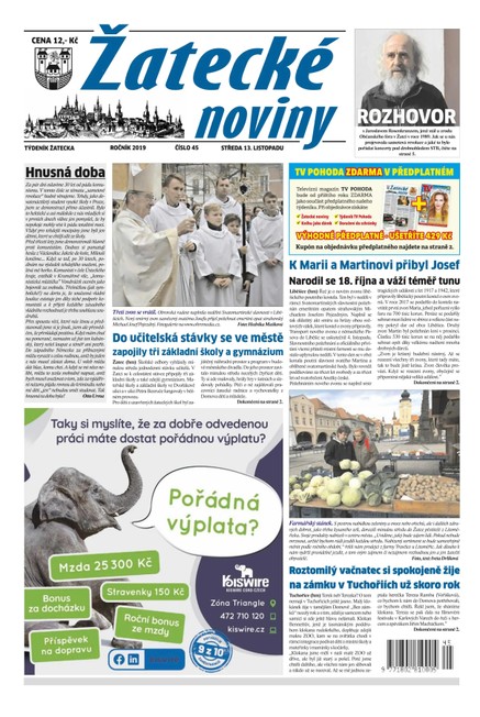 Žatecké noviny 45/2019