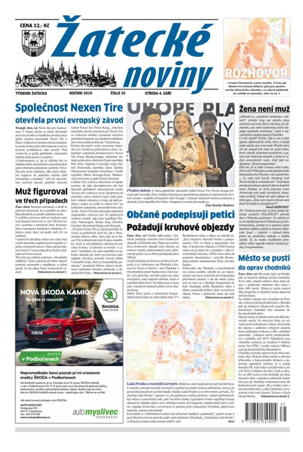 Žatecké noviny 35/2019