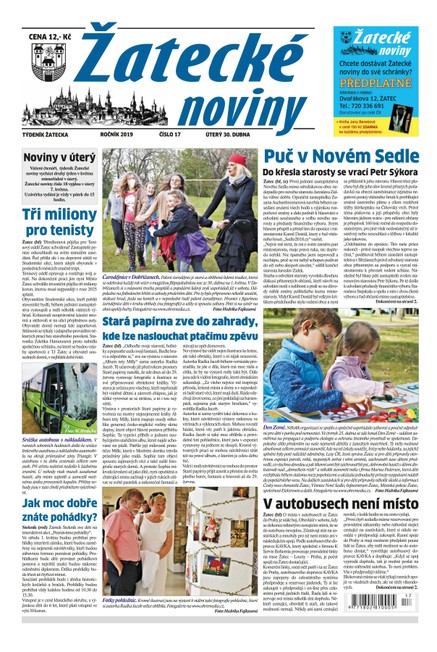 Žatecké noviny 17/2019
