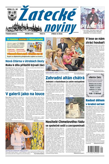 Žatecké noviny 41/2019