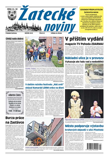 Žatecké noviny 43/2019