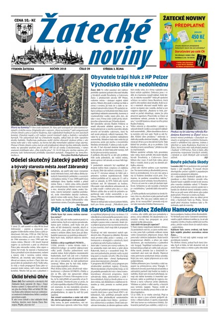 Žatecké noviny 39/2018