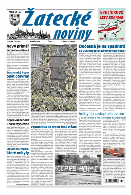Žatecké noviny 33/2018