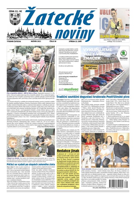 Žatecké noviny 38/2021