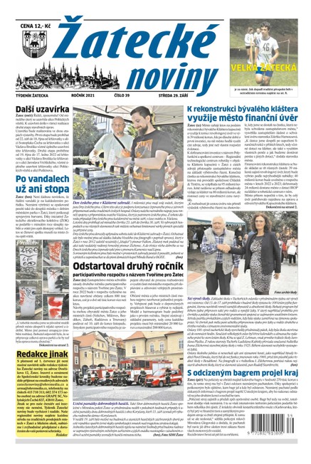 Žatecké noviny 39/2021