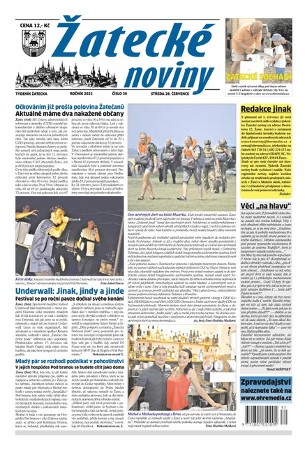 Žatecké noviny 30/2021