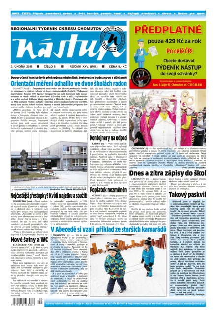 Nástup 5/2016